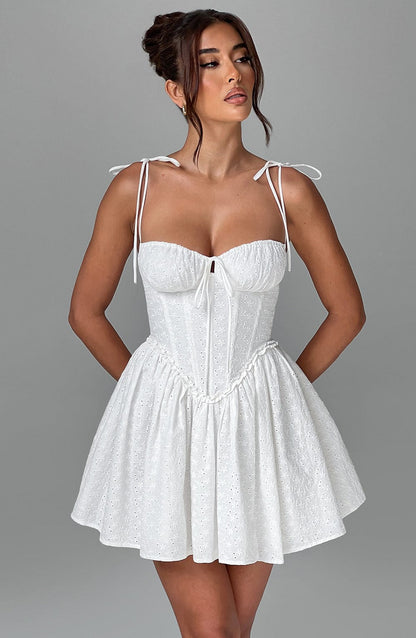 Phoebe Mini Dress Ivory